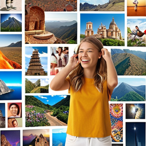 **Person discovering their inner drive:** A vibrant scene of someone surrounded by inspiring elements like art supplies, books, and nature, radiating a sense of purpose and energy. Focus on the feeling of self-discovery and motivation.