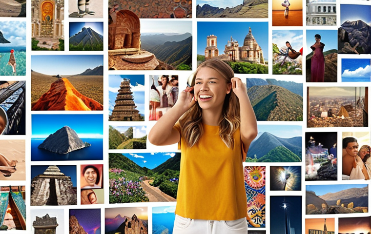 **Person discovering their inner drive:** A vibrant scene of someone surrounded by inspiring elements like art supplies, books, and nature, radiating a sense of purpose and energy. Focus on the feeling of self-discovery and motivation.